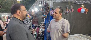 بازدید استاندار فارس از بازارچه‌ مشاغل خانگی