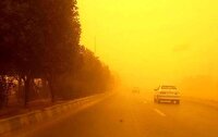 افزایش وزش باد و گردوخاک در اصفهان
