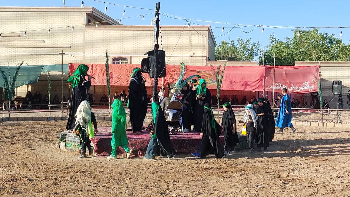 برپایی سومین سوگواره تعزیه در شهر صغاد آباده
