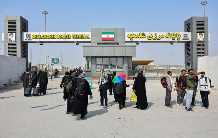 اعزام ۲۰ هزار زائر از مرز‌های خوزستان به سمت عتبات مقدسه در عراق