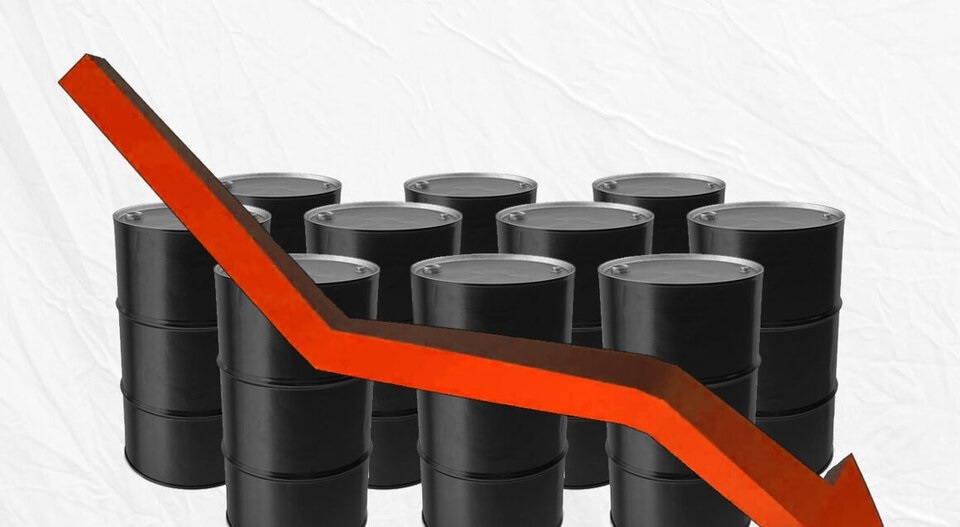 قیمت نفت بیش از ۳ دلار کاهش یافت