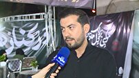 پرچم داران ایران در شیراز به یاد علمدار کربلا بر سینه می‌رنند