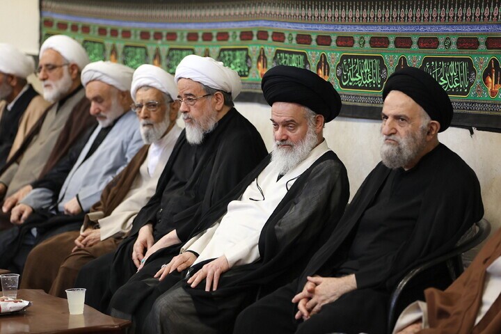 مراسم عزاداری روز عاشورا در بیت آیت الله العظمی مکارم شیرازی*