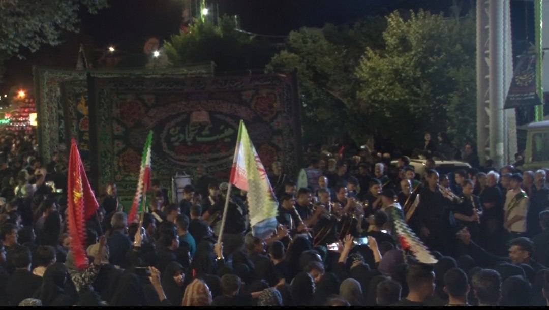 قافله عزاداری هیئت‌های مذهبی شهرستان لنجان