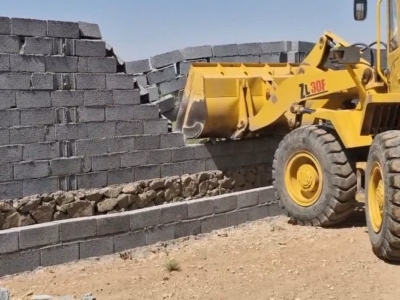تخریب دو ساخت و ساز غیر مجاز  در اراضی کشاورزی حمیدیه