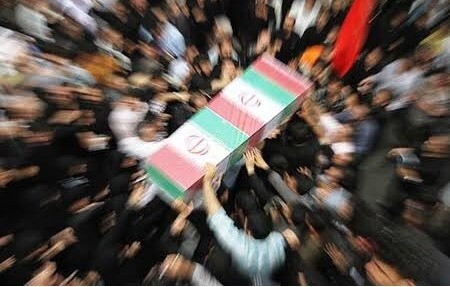 تشییع شهید مدافع وطن در اردل چهارمحال و بختیاری