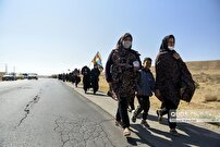 پیاده روی دلدادگان سملقانی به سمت شمس الشموس