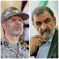 فرمانده کل ارتش انتصاب آقای محسن رضایی را تبریک گفت